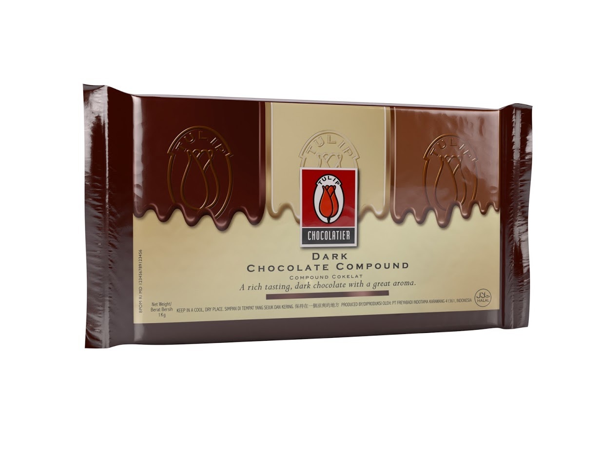 Tulip Chocolatier Dark Chocolate Compound 1kg