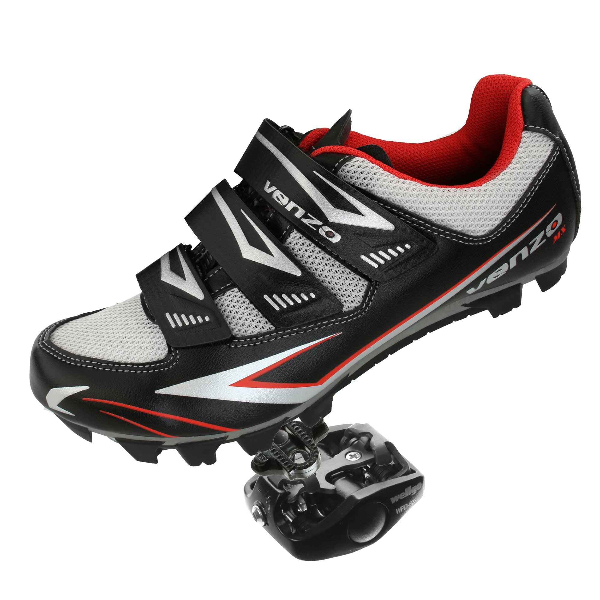 Venzo Mountain Bike Bicycle Cycling Shimano Spd Shoes Black Venzo Mountain Bike Bicycle Cycling Shimano Spd Shoes Black