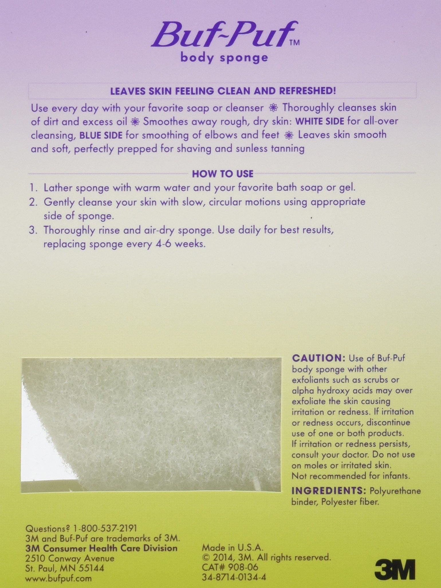 Buf puf singles Buf-Puf - Buf-Puf Singles, Facial Sponges with Cleanser, Normal to Oily Skin - Product Details
