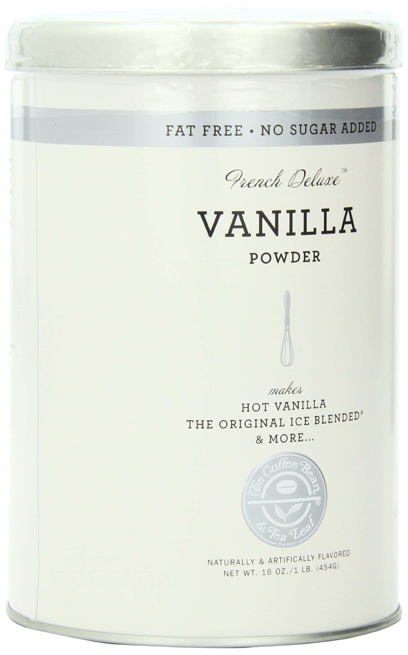 The Coffee Bean &amp; Tea Leaf No Sugar Added French Deluxe Vanilla Powder